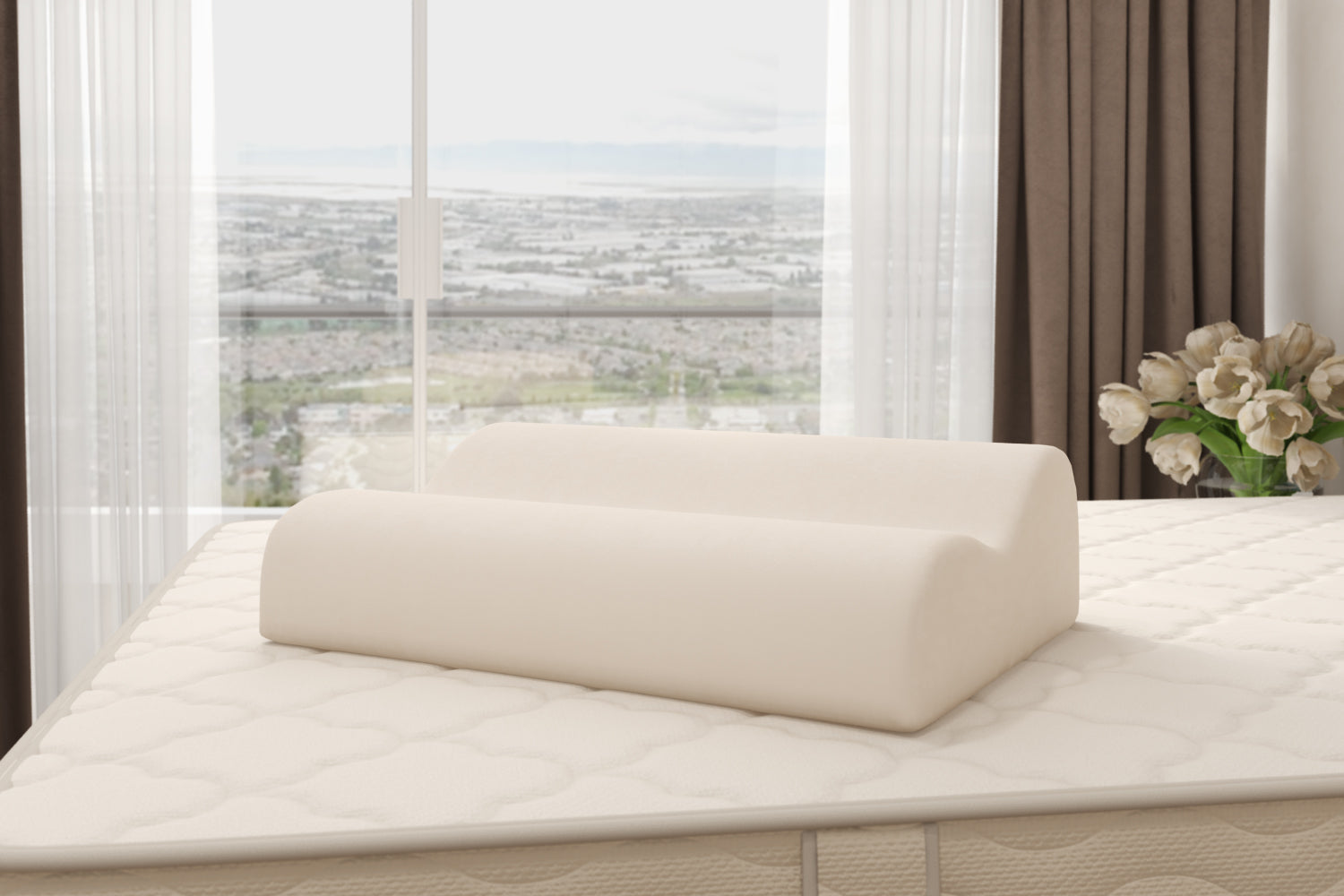 Certified Organic Contour Side Sleeper Latex Pillow