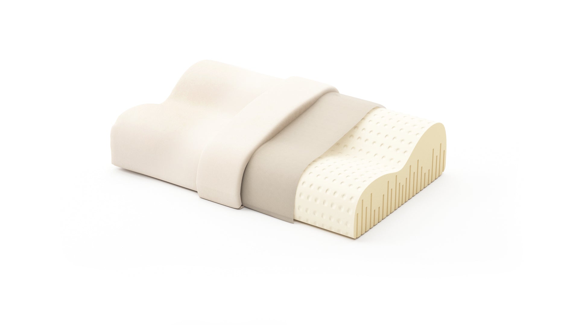 Certified Organic Contour Latex Pillow - Organic Mattresses, Inc. - Sleep Organic!®