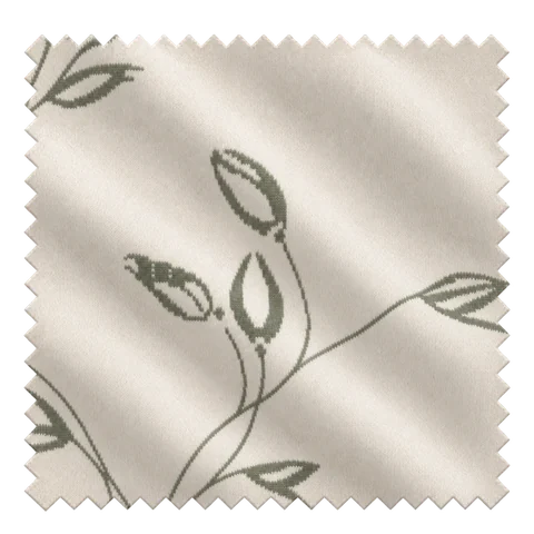 Leaf and Vine organic cotton knit swatch