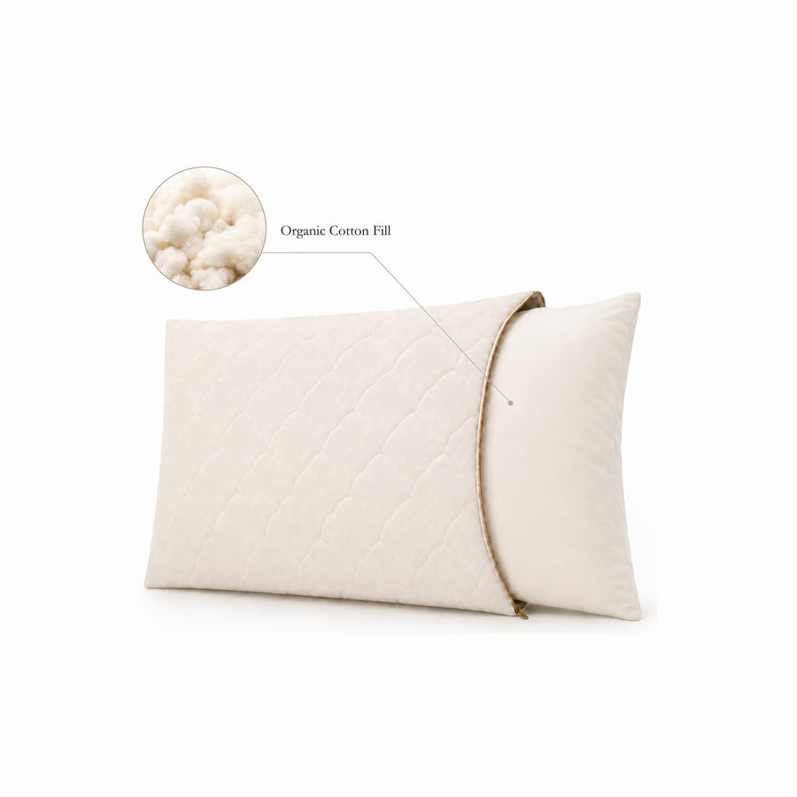 Certified Organic Spiraled™ Cotton Pillow