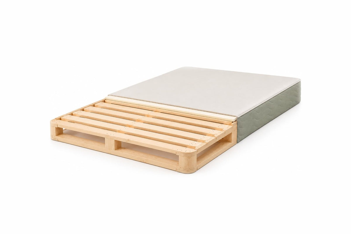 Wood-Slat Foundation, 4" low profile, green
